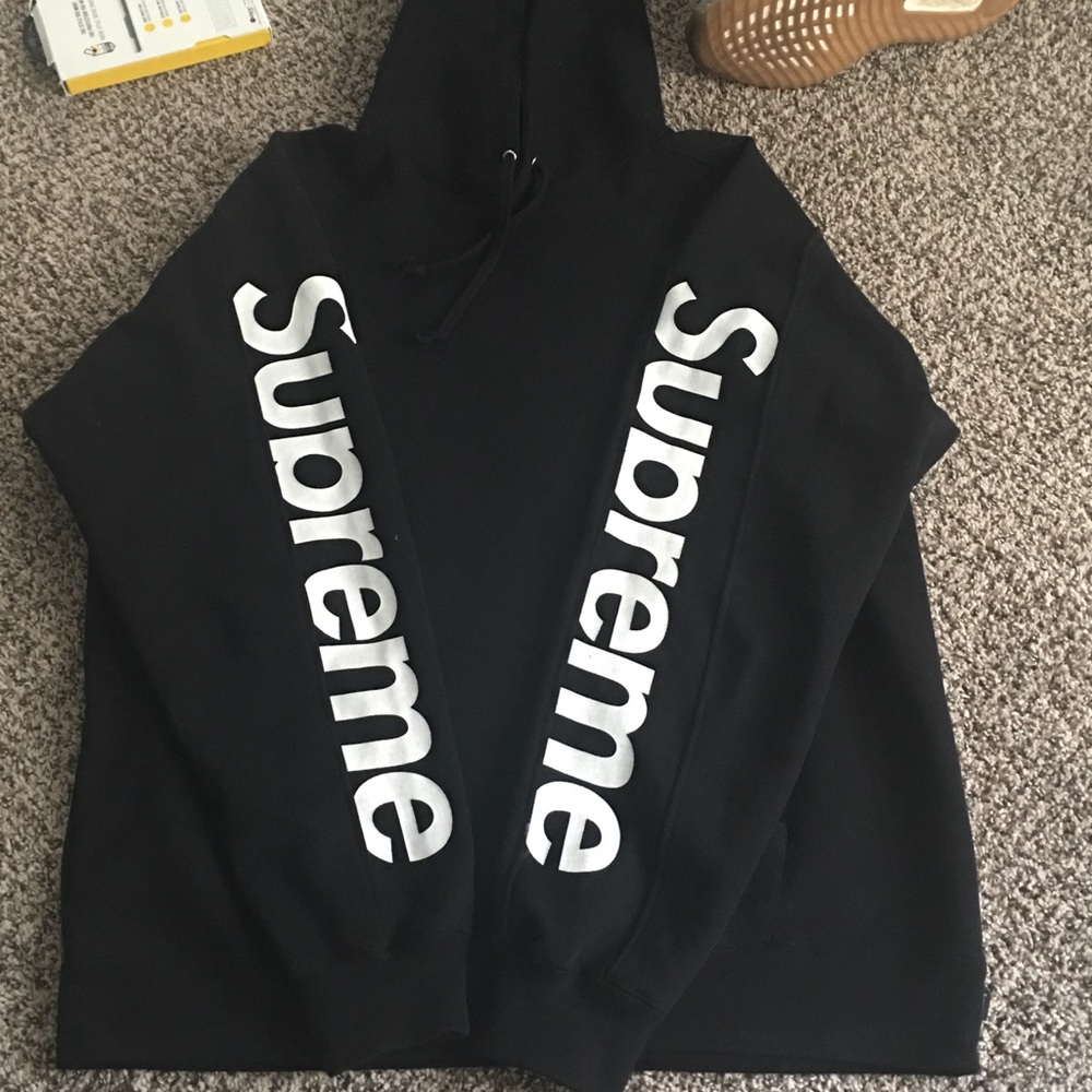 Supreme Sideline Hoodie(Black)